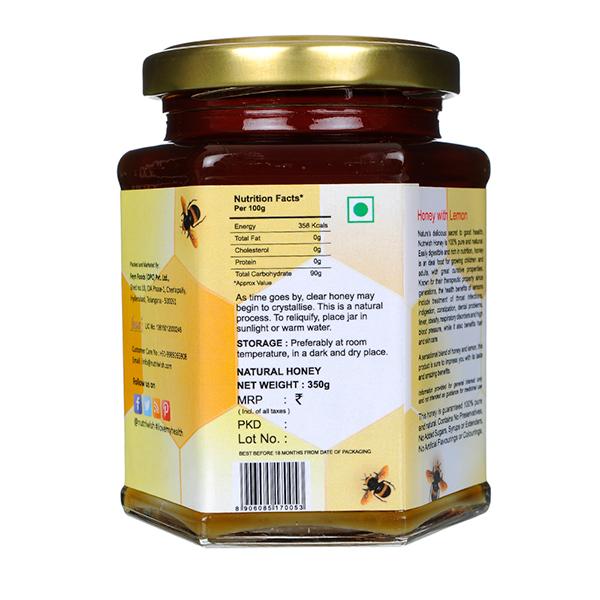Nutriwish Honey with Lemon 350 gm - General Health