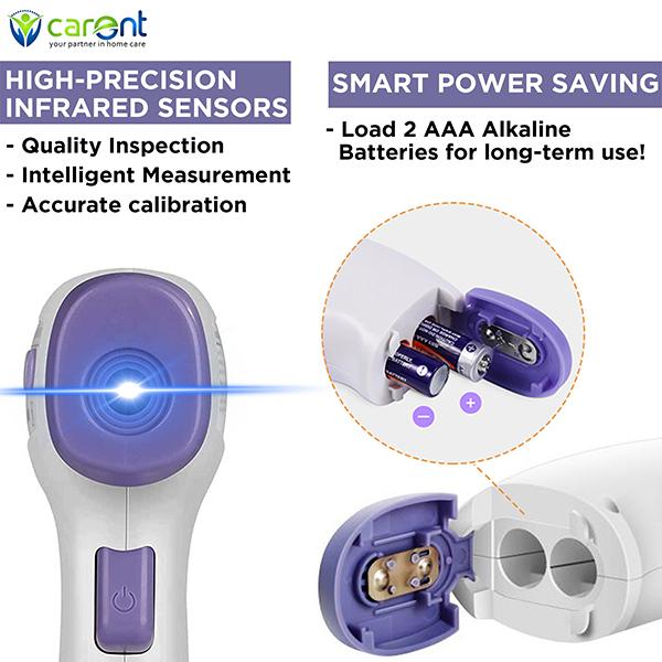 Carent Hetaida Infrared Thermometer (HTD8813C) - Health Monitors And Equipment