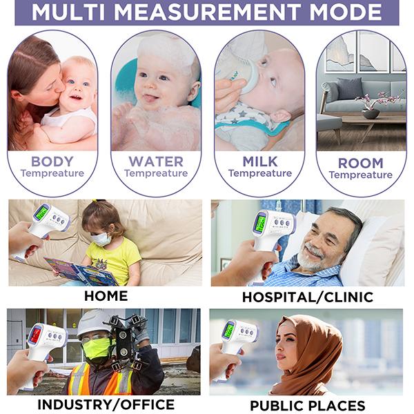 Carent Hetaida Infrared Thermometer (HTD8813C) - Health Monitors And Equipment