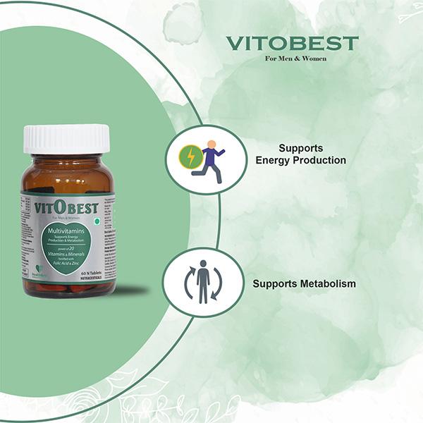 HealthBest VitOBest Tablet 60's - Multi-Vitamins