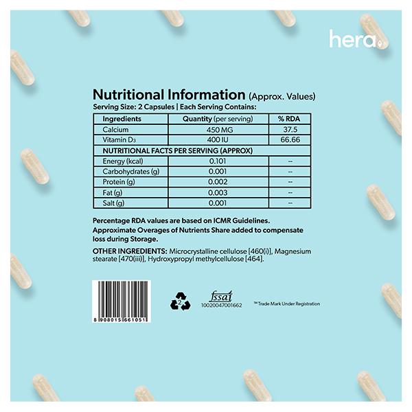 Hera Calcium Core Capsule 60's - Calcium And Minerals