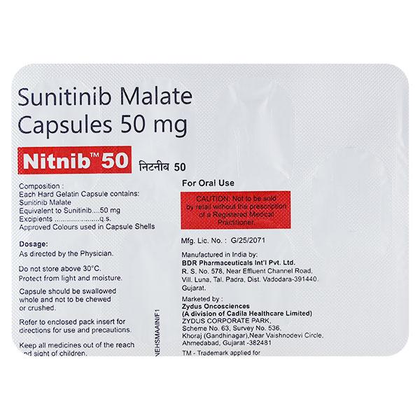 NITNIB 50 Capsule 7's - Cancer Oncology-Tar