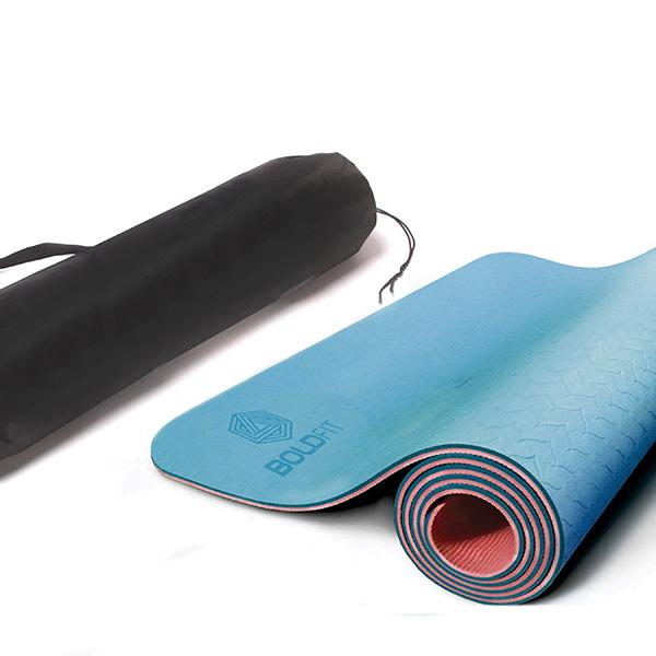 Boldfit Yoga Mat - Pink & Blue 1's - Workout Essentials