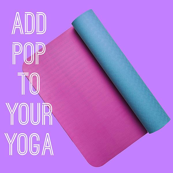 Boldfit Yoga Mat - Pink & Blue 1's - Workout Essentials