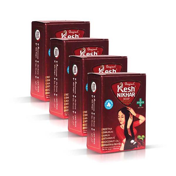 Kesh Nikhar Soap (Pack of 4 x 100 gm) - Soaps