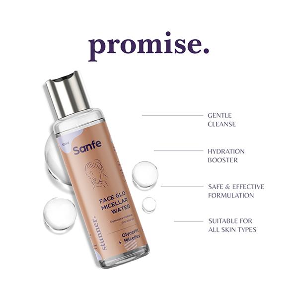 Sanfe Stunner Face Glo Micellar Water 100 ml - Face Mists