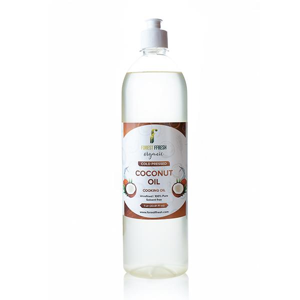 Forest Ffresh Organic Coconut Cold Pressed Oil 1 litre - Health Products
