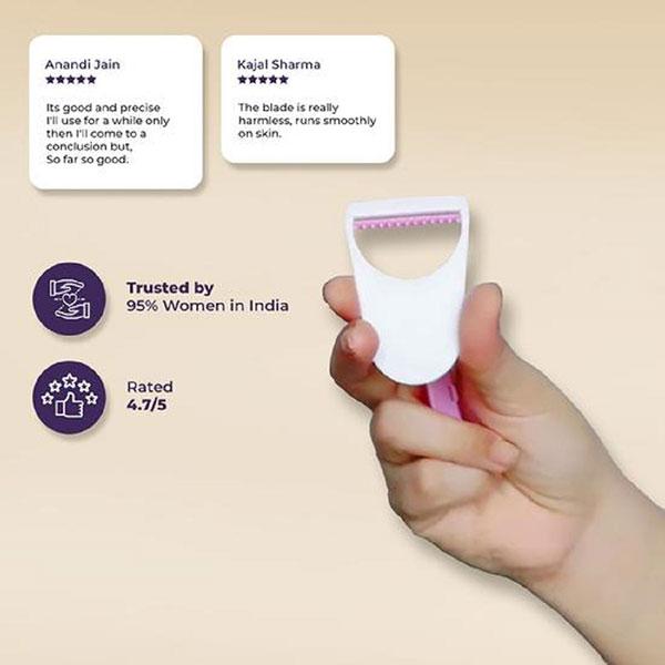 Sanfe Underarm No Mess Razor - Sea Daffodil 5's - Hair Removal Accessories
