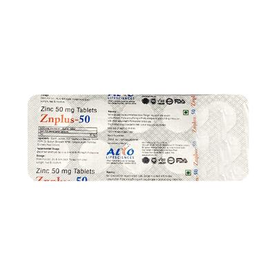 ZNPLUS 50 Tablet 10's - Supplements-Vam