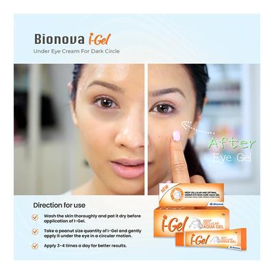 Bionova i-Gel Deep Cellular Aqua Gel 25 gm - Under Eye Creams & Serums