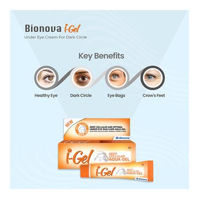 Bionova i-Gel Deep Cellular Aqua Gel 25 gm - Under Eye Creams & Serums