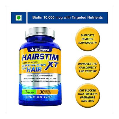 Bionova Hairstim XT Tablet 30's - Multi-Vitamins