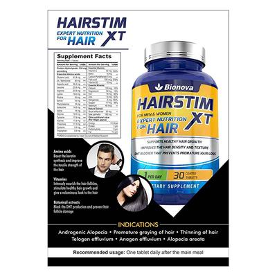 Bionova Hairstim XT Tablet 30's - Multi-Vitamins