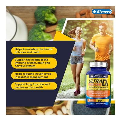 Bionova Ultra D3 400 IU Capsule 90's - Multi-Vitamins