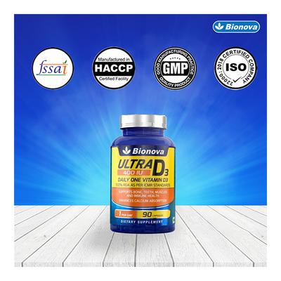 Bionova Ultra D3 400 IU Capsule 90's - Multi-Vitamins