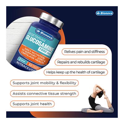Bionova Vegetarian Glucosamine 1000 mg Capsule 60's - Multi-Vitamins