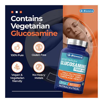 Bionova Vegetarian Glucosamine 1000 mg Capsule 60's - Multi-Vitamins