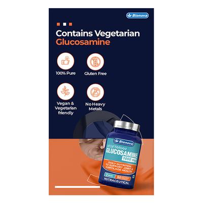 Bionova Vegetarian Glucosamine 1000 mg Capsule 60's - Multi-Vitamins