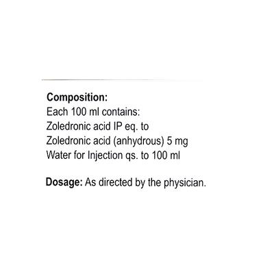 ZAINA 5mg Infusion 100ml - Bone Metabolism-Age