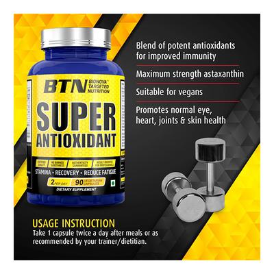 BTN Super Antioxidant Veg Capsule 90's - Multi-Vitamins