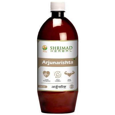Shrimad Herbal Arjunarishta Syrup 450 ml - Speciality Medicines