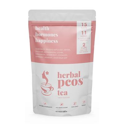 Herbal PCOS Tea Powder - Mint 60 gm - Teas