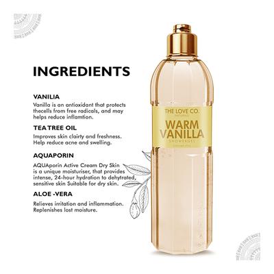The Love Co. Shower Gel - Warm Vanilla 250 ml - Shower Gels & Body Wash