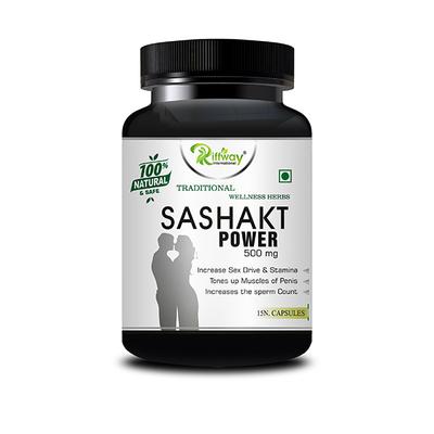 Riffway Sashakt Power 500 mg Capsule 15's - Sexual Healthcare