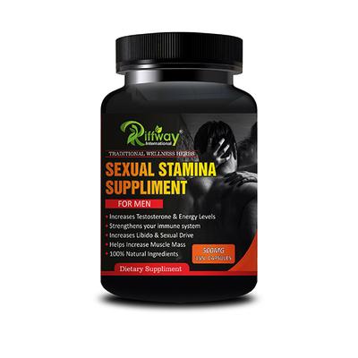 Riffway Sexual Stamina Supplement (For Men) 500 mg Capsule 15's - Sexual Healthcare
