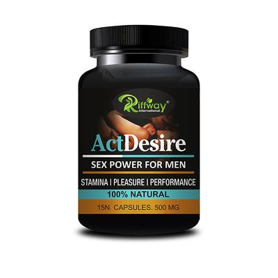 Riffway Act Desire (For Men) 500 mg Capsule 15's - Sexual Healthcare