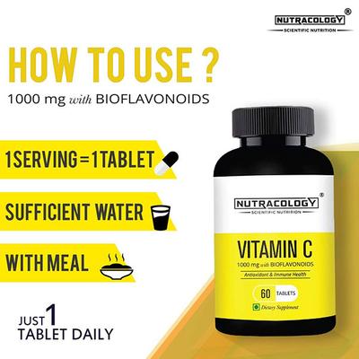 Nutracology Vitamin C Tablet 60's - Multi-Vitamins