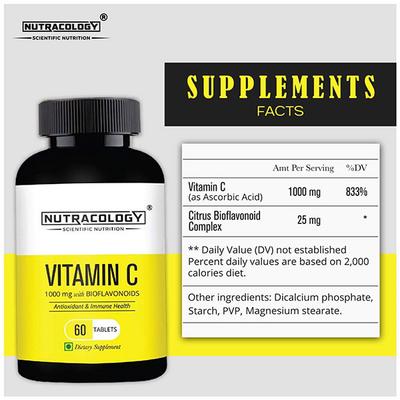 Nutracology Vitamin C Tablet 60's - Multi-Vitamins