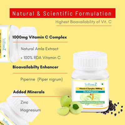 Voll Sante Vollcee Z Vitamin C Complex Tablet 30's - Vitamin C