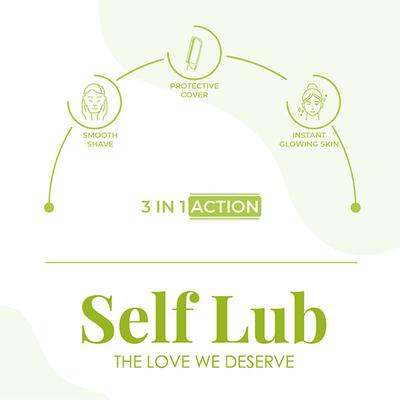 Self Lub Feather Touch Face Razor (Pack of 5) - Yellow - Hair Removal Accessories