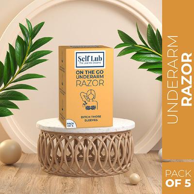 Self Lub On The Go Underarm Razor (Pack of 5) - Hair Removal Accessories