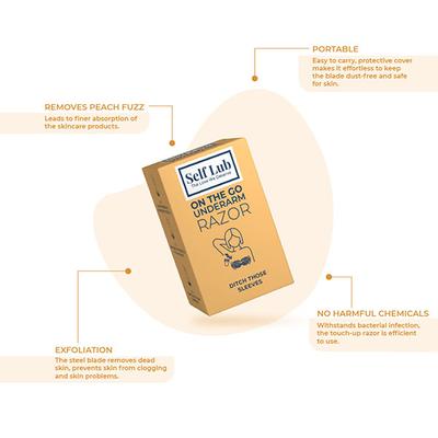 Self Lub On The Go Underarm Razor (Pack of 5) - Hair Removal Accessories