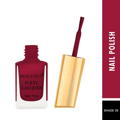 Swiss Beauty Long Lasting Nail Polish - (Shade-35) 15 ml - Nail Polish
