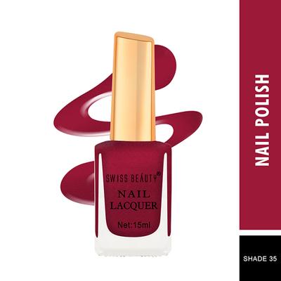 Swiss Beauty Long Lasting Nail Polish - (Shade-35) 15 ml - Nail Polish