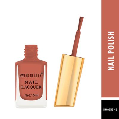 Swiss Beauty Long Lasting Nail Polish - (Shade-48) 15 ml - Nail Polish