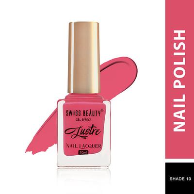 Swiss Beauty Luster Nail Polish - (Shade-10) 10 ml - Nail Polish