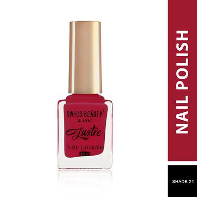Swiss Beauty Luster Nail Polish - (Shade-21) 10 ml - Nail Polish