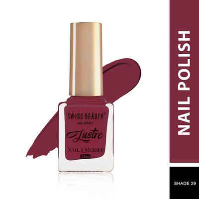 Swiss Beauty Luster Nail Polish - (Shade-29) 10 ml - Nail Polish