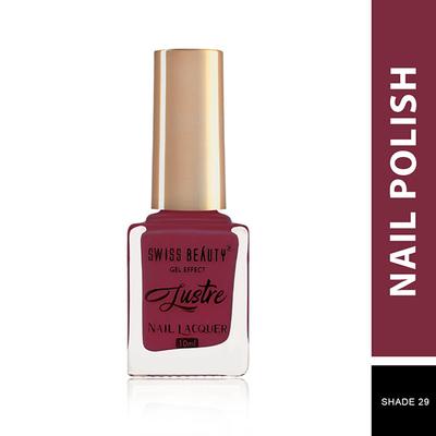 Swiss Beauty Luster Nail Polish - (Shade-29) 10 ml - Nail Polish