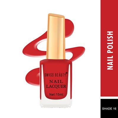 Swiss Beauty Long Lasting Nail Polish - (Shade-16) 15 ml - Nail Polish