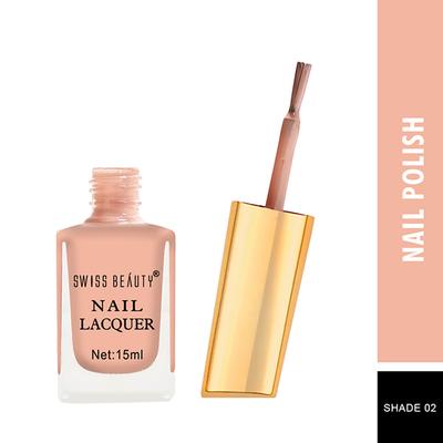Swiss Beauty Long Lasting Nail Polish - (Shade-2) 15 ml - Nail Polish