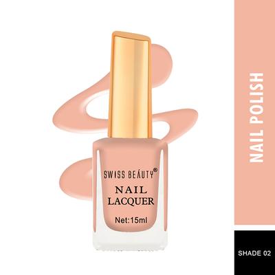 Swiss Beauty Long Lasting Nail Polish - (Shade-2) 15 ml - Nail Polish