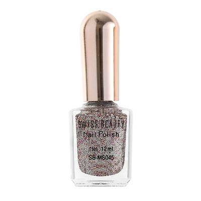 Swiss Beauty Glitter Nail Polish - (Shade-2) 12 ml - Nail Polish