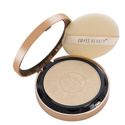 Swiss Beauty Silky & Smooth Oil Control Powder - (Natural) 10 gm - Compact Powder