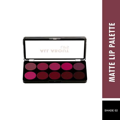 Swiss Beauty Matte Lip Palette - (Shade-2) 10 gm - Lipsticks