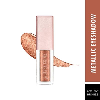 Swiss Beauty Mettalic Liquid Eyeshadow - (Earthly Bronze) 2.25 ml - Eyeshadow, Bases & Primers